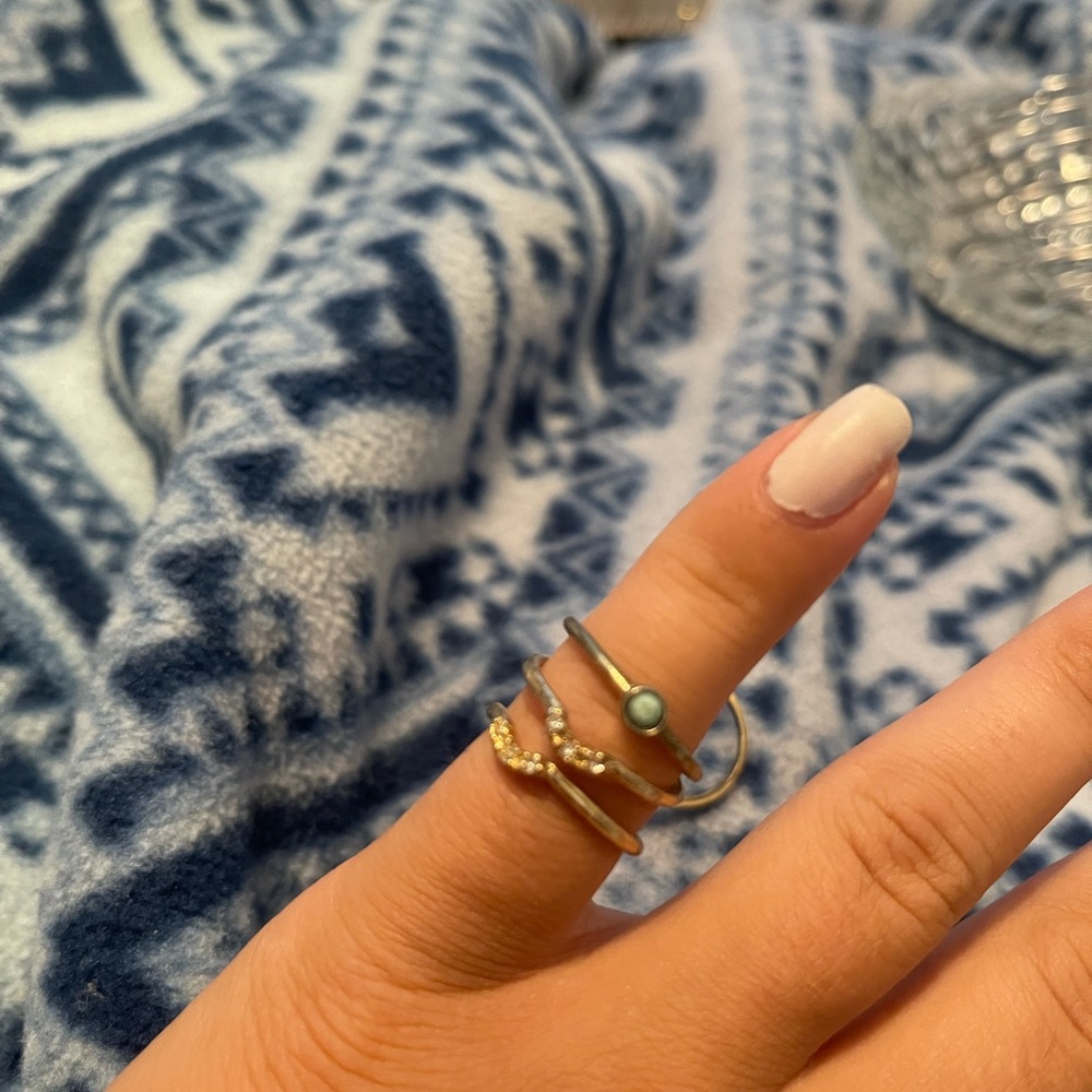 Bundle of 3 Gold Rings